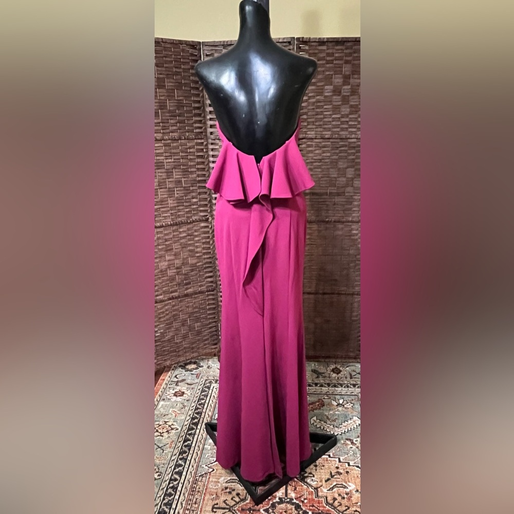 New Bariano Australia Strapless Sweetheart Evening Gown – Size AUS 8 / US 4 - Picture 3 of 6